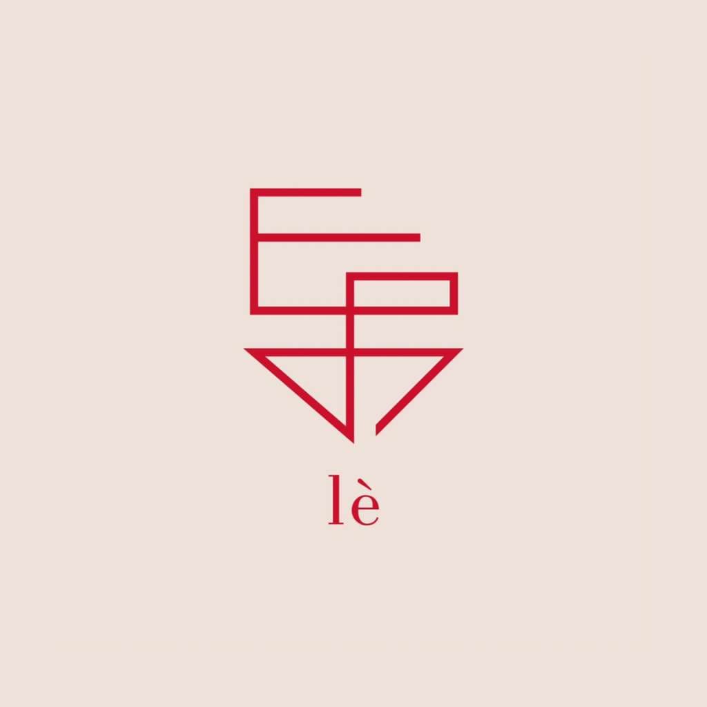 le.keepsakes logo, with intertwined L and E representing Lucas and Ethan